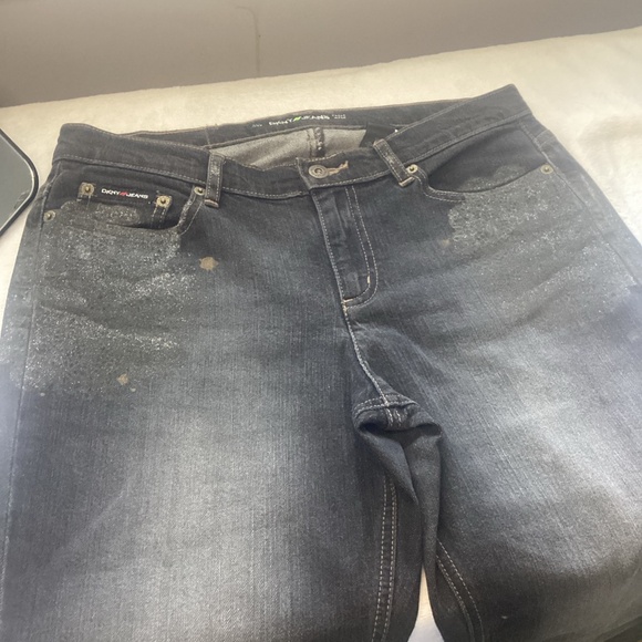 DKNY Greenwich women’s straight-leg jeans, size ten - Picture 1 of 14